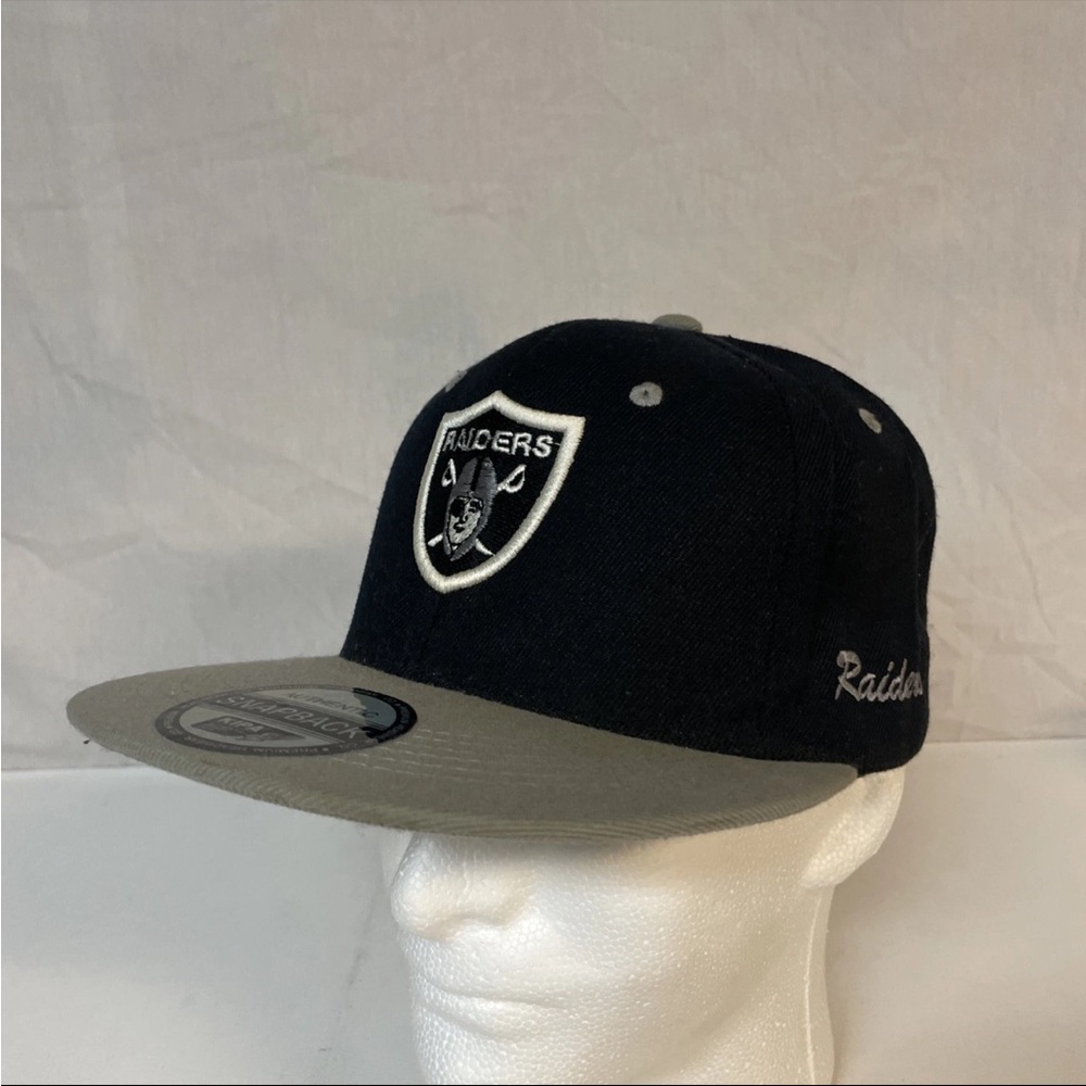 Oakland, Las Vegas  Raiders Authentic Snapback Kipa Hat Black